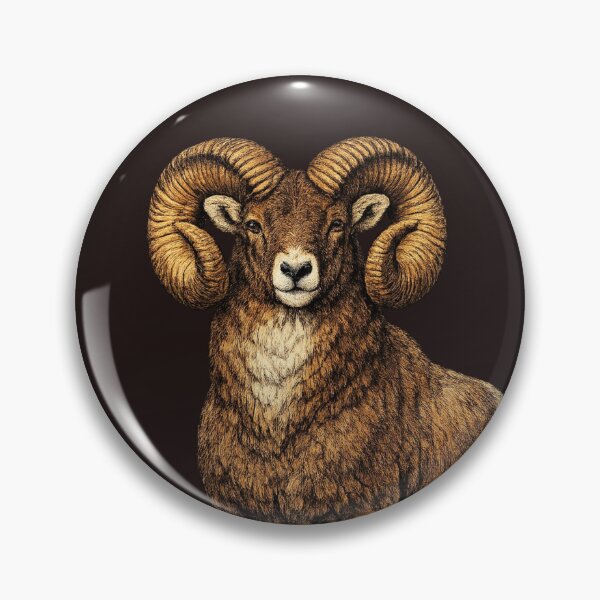 Item preview, Bighorn Ram Cliff King designed and sold by KrungiT Design .