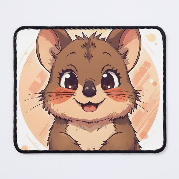 Item preview, Cute Kawaii Quokka Sticker | Adorable Smiling Cartoon Quokka Illustration designed and sold by dreamz-world.