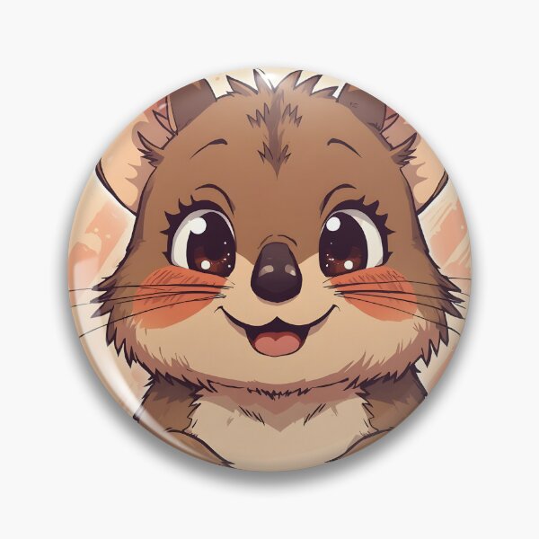 Item preview, Cute Kawaii Quokka Sticker | Adorable Smiling Cartoon Quokka Illustration designed and sold by dreamz-world.