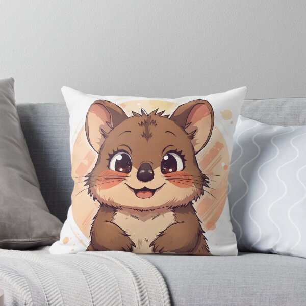 Item preview, Cute Kawaii Quokka Sticker | Adorable Smiling Cartoon Quokka Illustration designed and sold by dreamz-world.