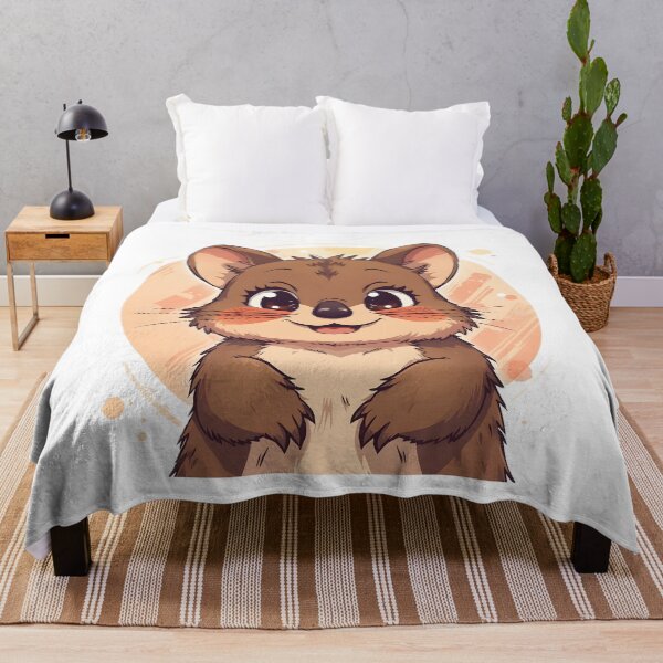 Item preview, Cute Kawaii Quokka Sticker | Adorable Smiling Cartoon Quokka Illustration designed and sold by dreamz-world.