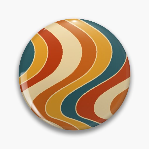 Item preview, Retro Wavy Pattern Design designed and sold by Andrew  Hitchen.
