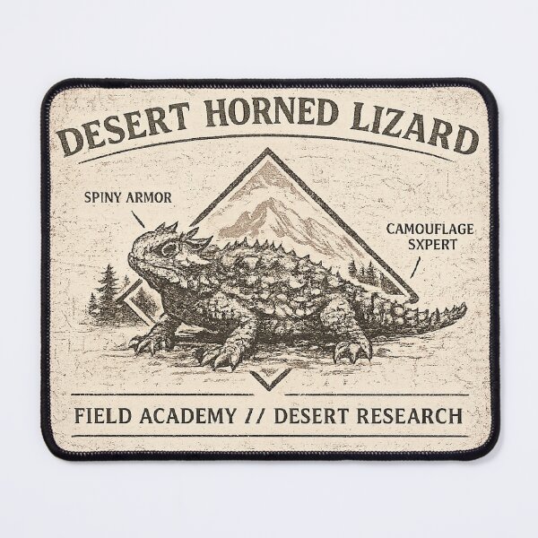 Item preview, Vintage Desert Horned Lizard Field Guide designed and sold by EvergreenThread.