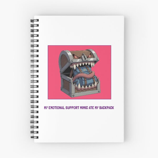 Item preview, My Emotional Support Mimic Ate My Backpack designed and sold by SeeTheseTees.