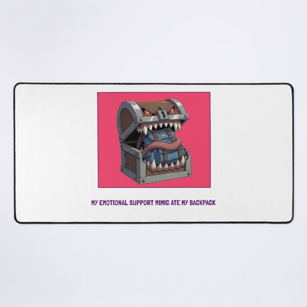Item preview, My Emotional Support Mimic Ate My Backpack designed and sold by SeeTheseTees.
