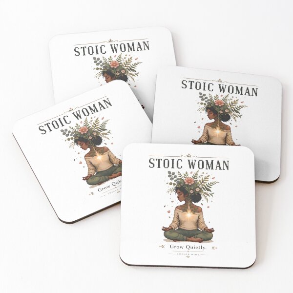 Item preview, Stoic Woman Grow Quietly – Botanical Analog Mind designed and sold by PixelBlob.