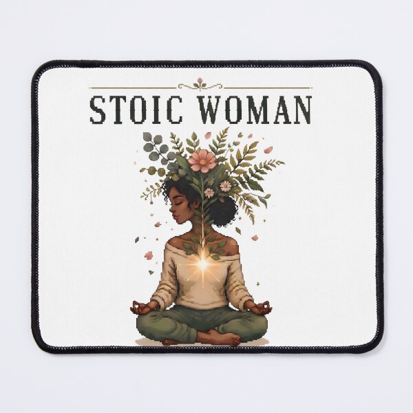 Item preview, Stoic Woman Grow Quietly – Botanical Analog Mind designed and sold by PixelBlob.