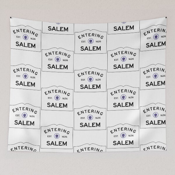 Item preview, Entering Salem Massachusetts - Commonwealth Of Massachusetts Road Sign designed and sold by jayderdymje.