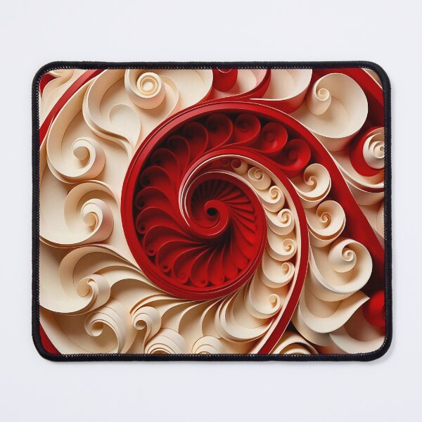 Item preview, Intricate Spiral of Paper Art designed and sold by Vicky Brago-Mitchell®.