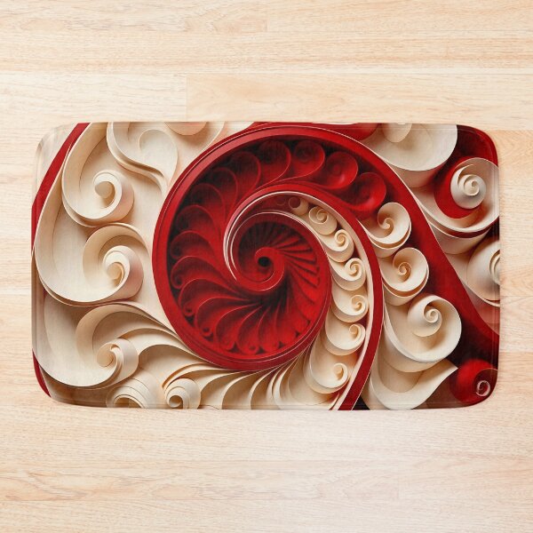 Item preview, Intricate Spiral of Paper Art designed and sold by Vicky Brago-Mitchell®.