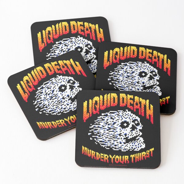 Item preview, Pixel Art Glitch Skull Sparkling Water Mascot Retro Typography designed and sold by SiddoMingalo.