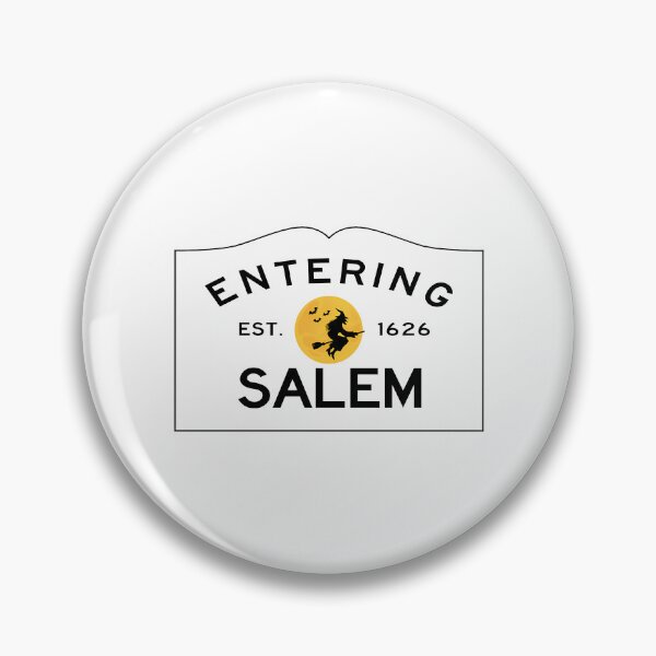 Item preview, Entering Salem Road Sign - Salem Massachusetts - Witch In The Moon designed and sold by jayderdymje.