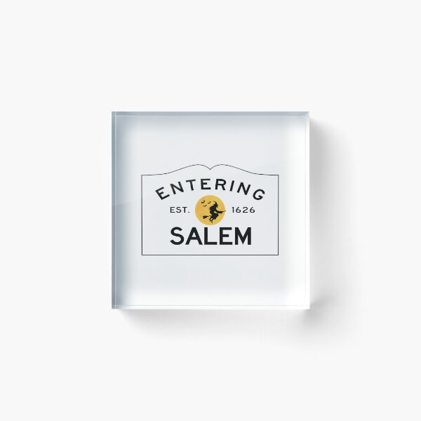 Item preview, Entering Salem Road Sign - Salem Massachusetts - Witch In The Moon designed and sold by jayderdymje.