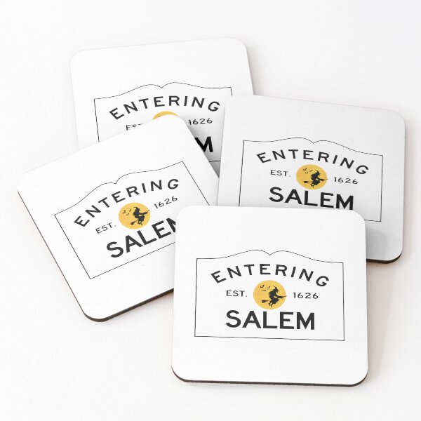 Item preview, Entering Salem Road Sign - Salem Massachusetts - Witch In The Moon designed and sold by jayderdymje.