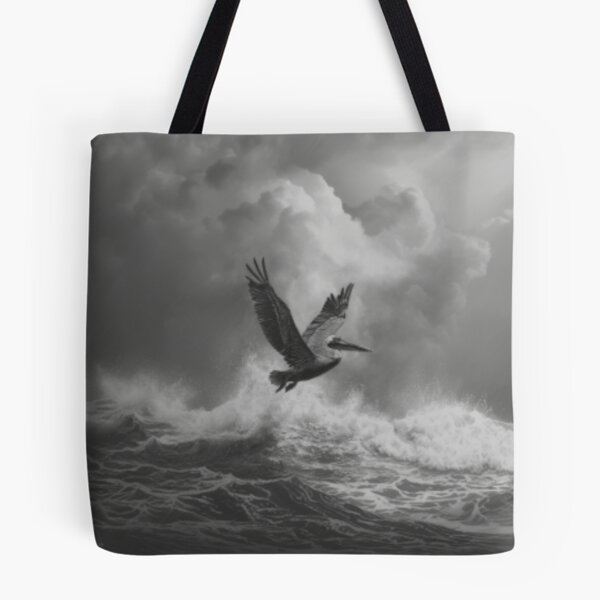 Item preview, A Pelican landing on ocean waves, Birds in Motion designed and sold by CDC40.