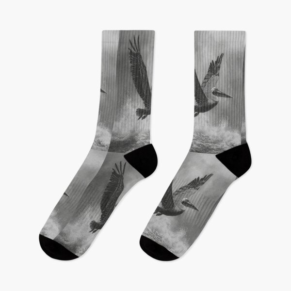 Item preview, A Pelican landing on ocean waves, Birds in Motion designed and sold by CDC40.