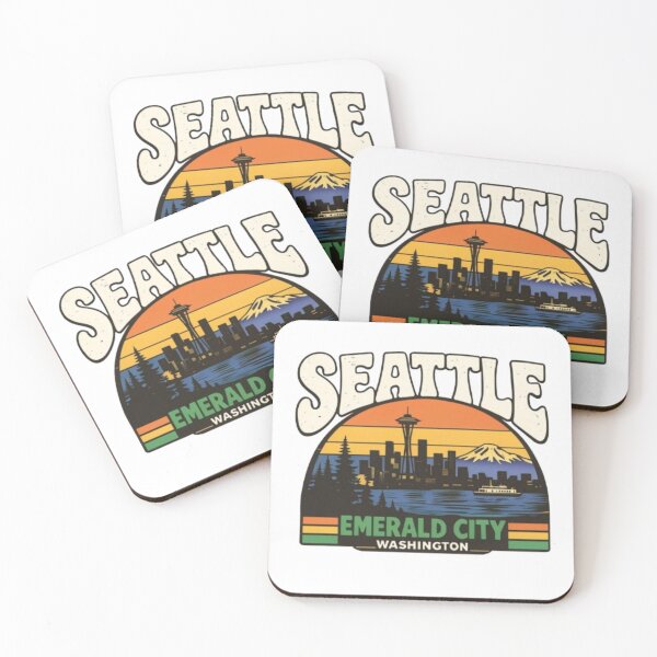 Item preview, Seattle the Emerald City designed and sold by Into Grunge.
