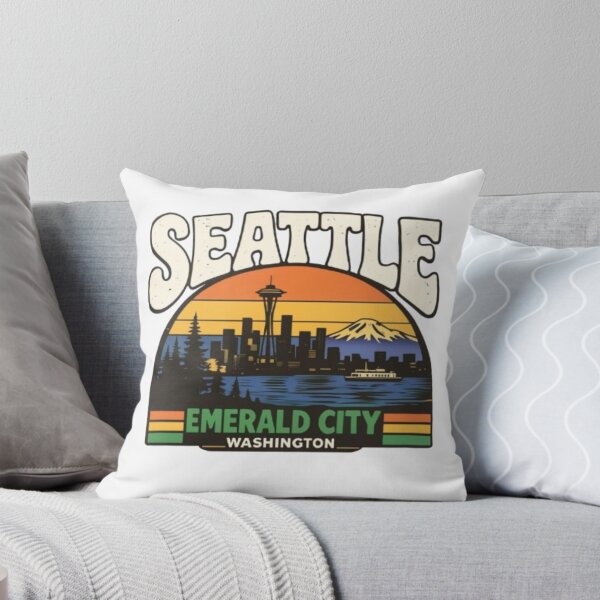 Item preview, Seattle the Emerald City designed and sold by KinshipThings.