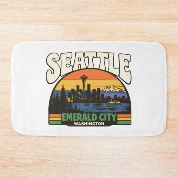 Item preview, Seattle the Emerald City designed and sold by Into Grunge.