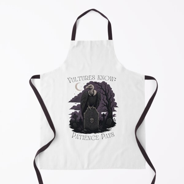 Item preview, Vultures Know Patience Pays Funny Birdwatcher Gothic Bird Birdwatching Halloween designed and sold by Neurospicy Trolls.