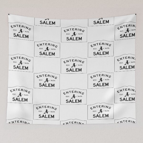 Item preview, Entering Salem Road Sign - Salem Massachusetts designed and sold by jayderdymje.