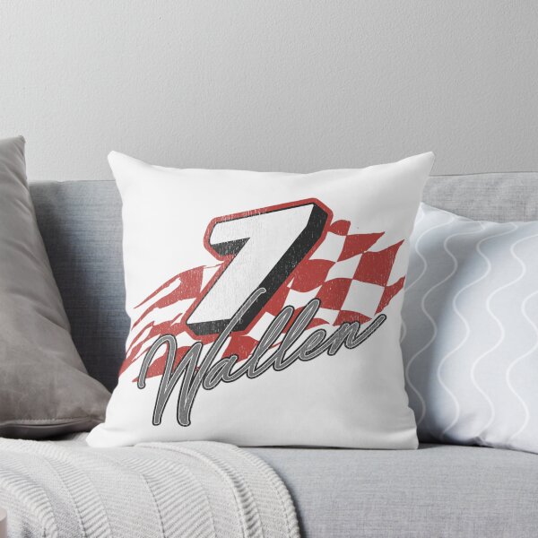 Item preview, Racing Number Seven Checkered Flag Red Silhouette Sporty Graphic T-Shirt designed and sold by SiddoMingalo.