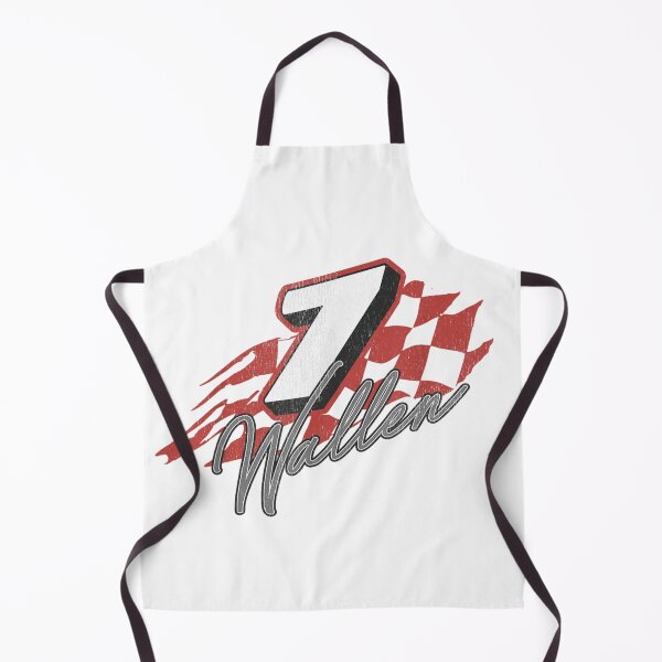 Item preview, Racing Number Seven Checkered Flag Red Silhouette Sporty Graphic T-Shirt designed and sold by SiddoMingalo.
