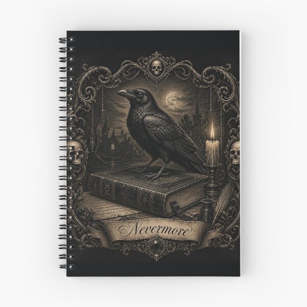 Item preview, Raven Dark Academia Halloween Shirt | Gothic Victorian Illustration designed and sold by SunnyDesign82.