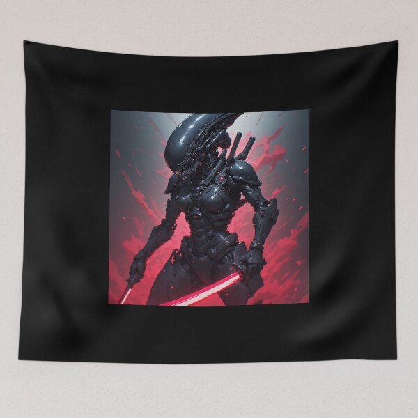 Item preview, Cyberpunk  - Alien Antagonist Art designed and sold by JMAVILA ART.