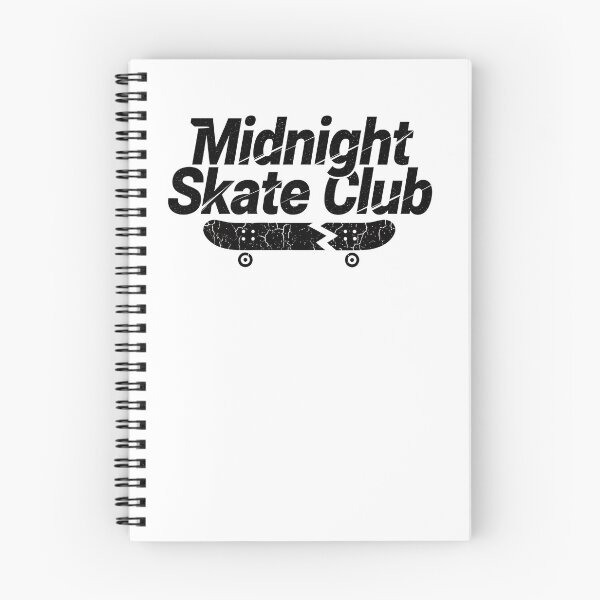 Item preview, Midnight Skate Club Broken Skateboard Vintage Grunge Logo designed and sold by DigitalArtx-com.