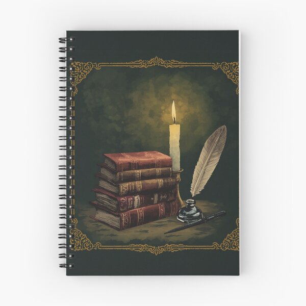 Item preview, Candle & Books Dark Academia Halloween Shirt | Gothic Victorian Illustration designed and sold by SunnyDesign82.