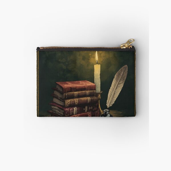 Item preview, Candle & Books Dark Academia Halloween Shirt | Gothic Victorian Illustration designed and sold by SunnyDesign82.