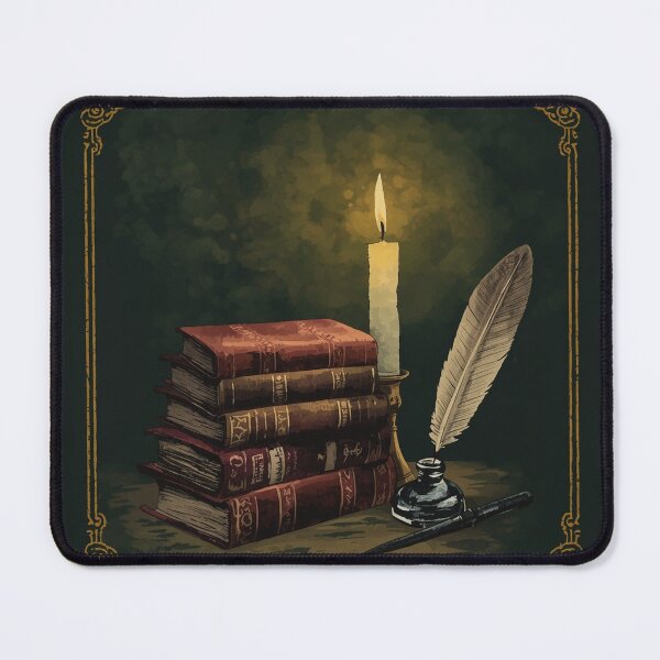 Item preview, Candle & Books Dark Academia Halloween Shirt | Gothic Victorian Illustration designed and sold by SunnyDesign82.