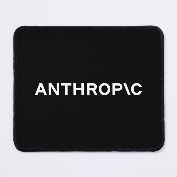 Artikelvorschau, Anthropic Logo Chatbot KI-Unternehmen Anthropic KI-Modell LLM Künstliche Intelligenz weiß entworfen und verkauft von Chardo55.