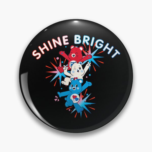 Item preview, Inspirational Shine Bright Quote Three Teddy Bears Festive Fireworks T-Shirt designed and sold by SiddoMingalo.