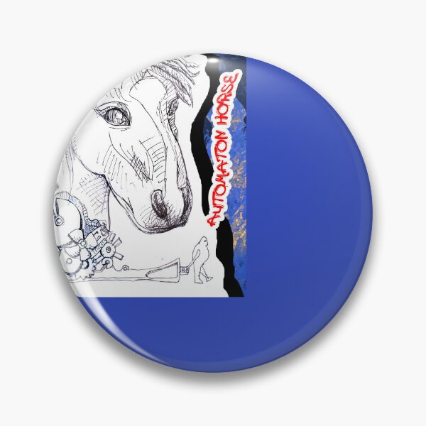 Item preview, Automaton Horse (Original Ink Drawing by ACCI) designed and sold by VanyssaGraphics.