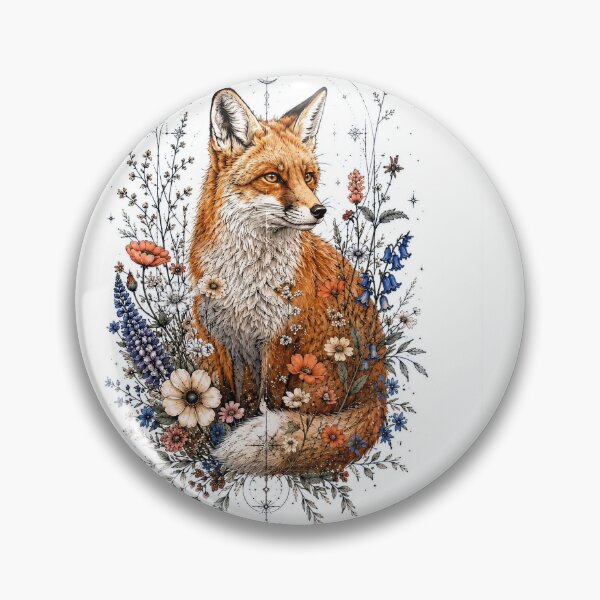 Item preview, Moonflower Fox designed and sold by FineArt1007.