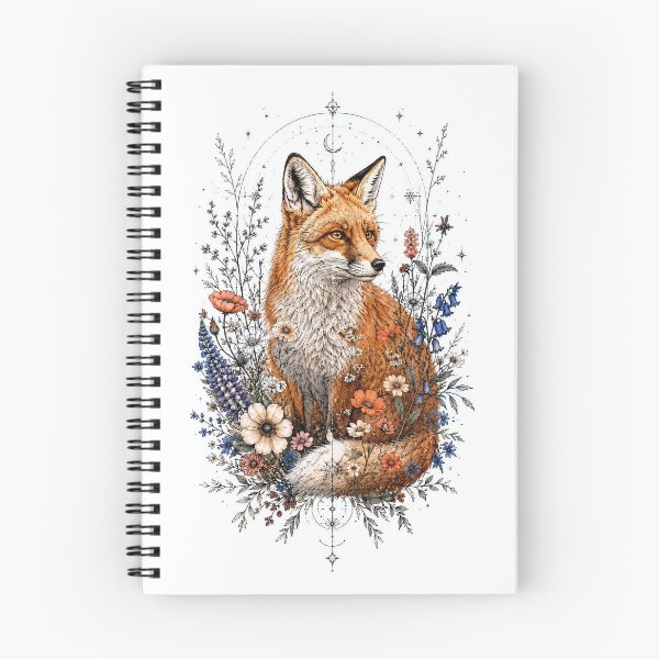 Item preview, Moonflower Fox designed and sold by FineArt1007.