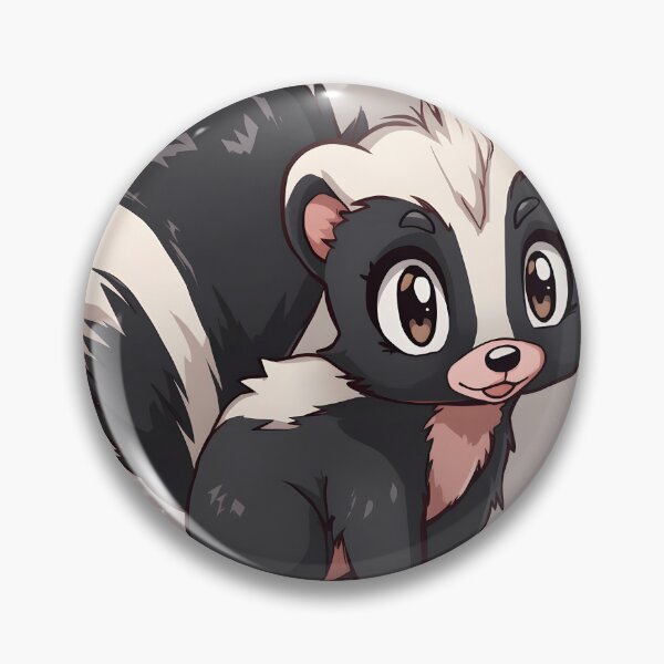 Item preview, Cute Kawaii Skunk Sticker | Adorable Cartoon Woodland Animal Illustration designed and sold by dreamz-world.