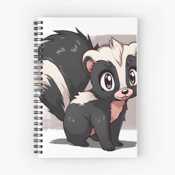 Item preview, Cute Kawaii Skunk Sticker | Adorable Cartoon Woodland Animal Illustration designed and sold by dreamz-world.