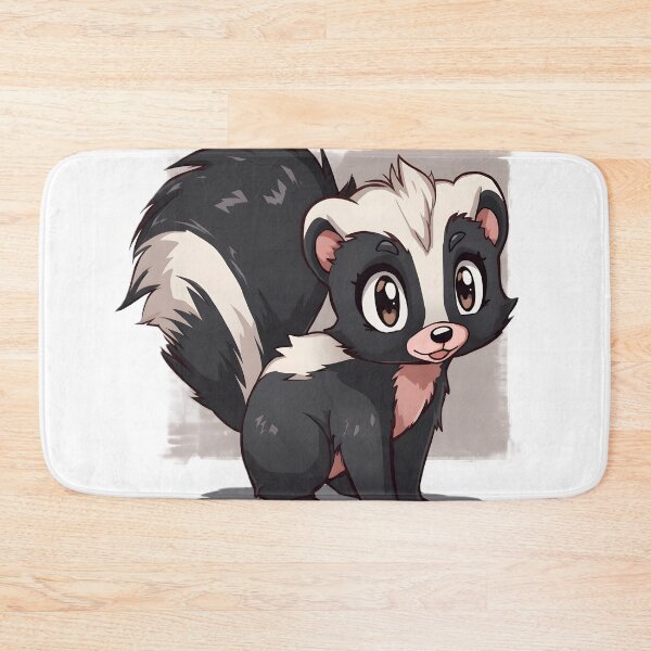 Item preview, Cute Kawaii Skunk Sticker | Adorable Cartoon Woodland Animal Illustration designed and sold by dreamz-world.