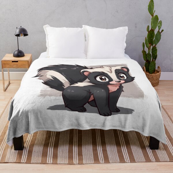 Item preview, Cute Kawaii Skunk Sticker | Adorable Cartoon Woodland Animal Illustration designed and sold by dreamz-world.