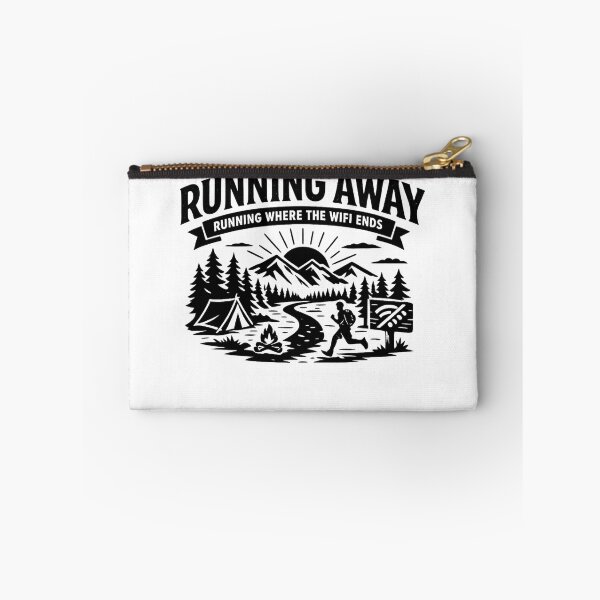 Item preview, Running Where The WiFi Ends Running Away designed and sold by DPBTees70.
