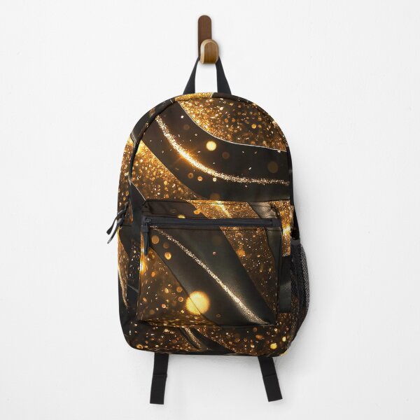 Item preview, Midnight Golden Wave Abstract designed and sold by Exodoi.