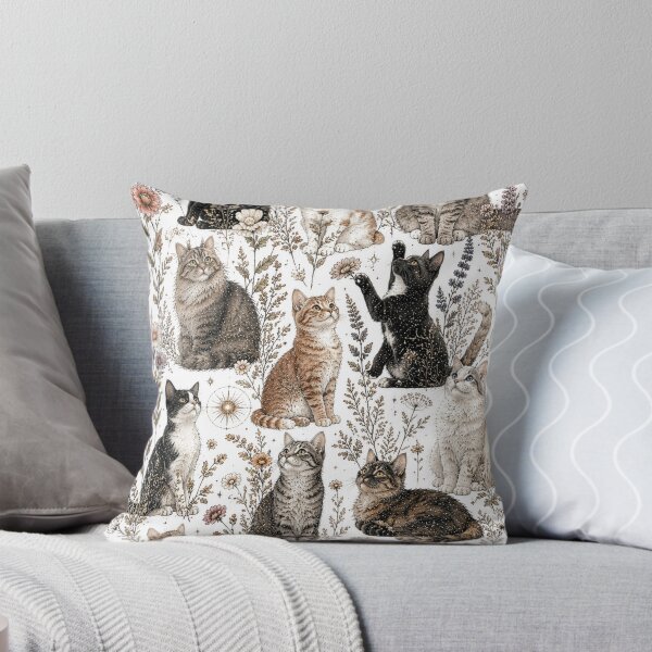 Item preview, In the Moon Garden of Cats designed and sold by FineArt1007.