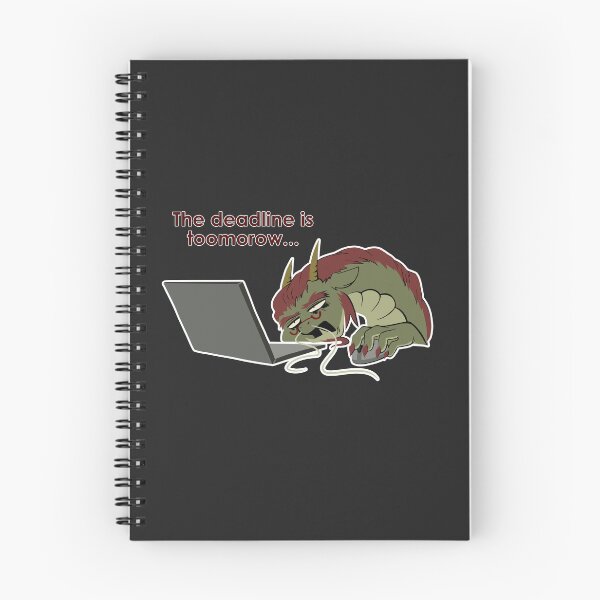 Item preview, The Deadline Is Tomorrow | Funny Programmer & Designer Monster designed and sold by Mammoths.