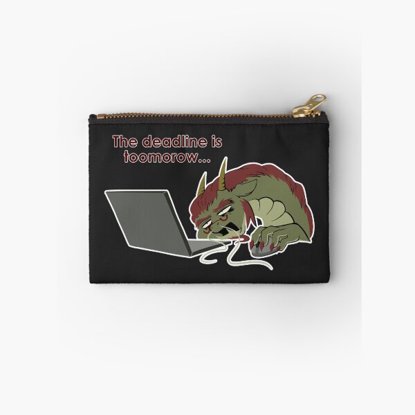 Item preview, The Deadline Is Tomorrow | Funny Programmer & Designer Monster designed and sold by Mammoths.