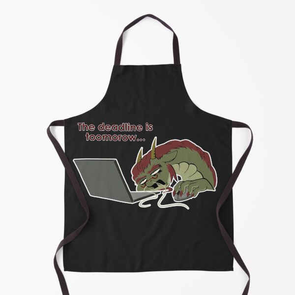 Item preview, The Deadline Is Tomorrow | Funny Programmer & Designer Monster designed and sold by Mammoths.