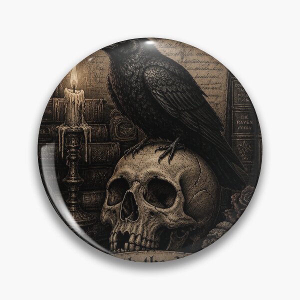 Item preview, Raven & Skull Dark Academia Halloween Shirt | Gothic Victorian Illustration designed and sold by SunnyDesign82.