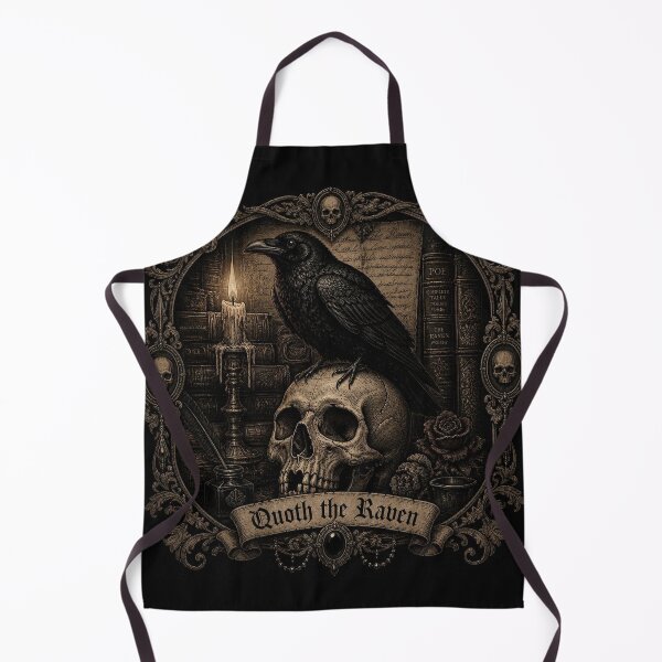 Item preview, Raven & Skull Dark Academia Halloween Shirt | Gothic Victorian Illustration designed and sold by SunnyDesign82.